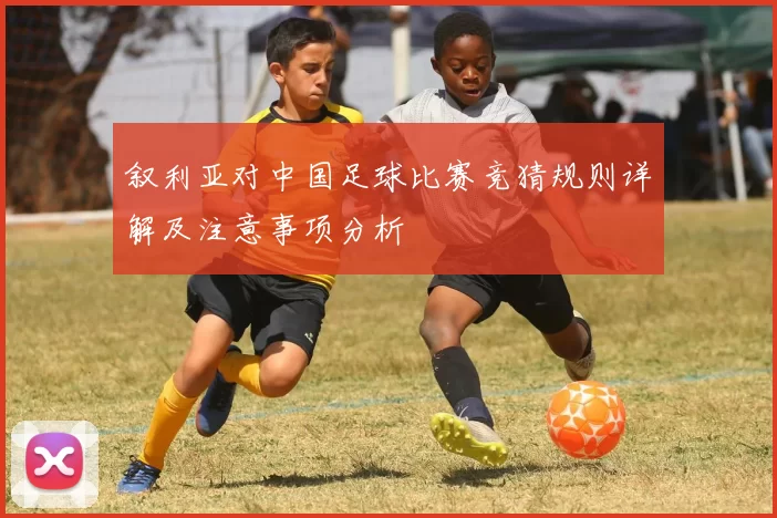叙利亚对中国足球比赛竞猜规则详解及注意事项分析